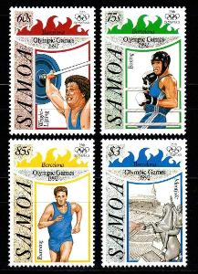 ** SAMOA: Séria Letná olympiáda BARCELONA 1992, kat. 6,50 Mi€