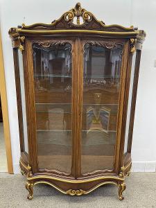 TOP-Luxusná baroková vitrína - masív drevo