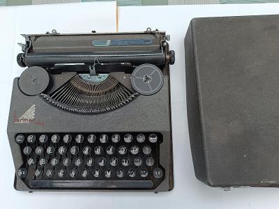 Písací stroj kufríkový HERMES baby