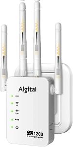 WIFI repeater AIGITAL AC1200/ zosilňovač signálu/ Od 1 Kč |301|