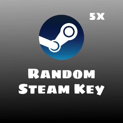 5x Random Steam Key