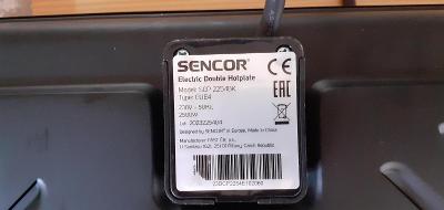 Elektrický dvoch platničky varič Sencor