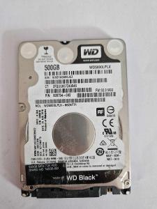 HDD 500GB 2.5" 7200RPM SATA3 WesternDigital Black WD5000LPLX-66ZNTT1