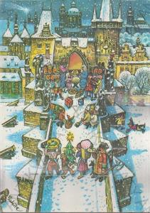 Radostné Vánoce a šťastný nový rok V. Kubašta 1983