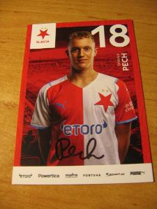 Dominik Pech - Slavia Praha - originálny autogram