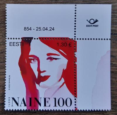 Estónsko ** 100 rokov ženského magazínu Naine, NOVINKA R. 2024 (EN698)
