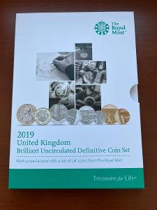 ! Súprava obežných mincí 2018 Veľká Británia Royal mint - obmedzená emisia !