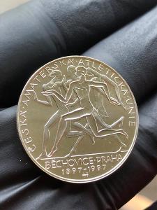 Vzácna minca 200kč Bechovice-Praha 1997