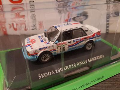 Škoda 130 LR 1986 Rally San Remo DeAgostini 1/43 číslo 86