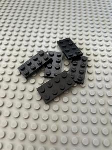 LEGO dieliky rôzne lb298 - čierne 2x4 (5 ks)