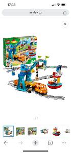 Lego duplo nákladný a parný vlak