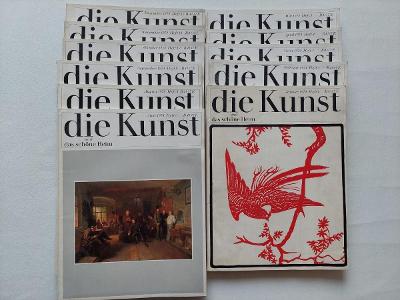 Časopis Die Kunst, ročník 1974 (jedno číslo chybí)