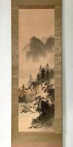 Japonský zvitkový obraz - Chodec, kazeta