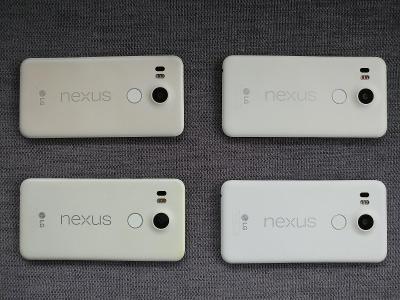 4 ks smartfónov LG Nexus 5X LG-H791 na opravu alebo na diely