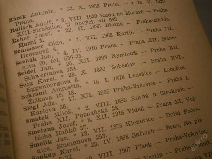 Kalendář českých hudebníků na rok 1945