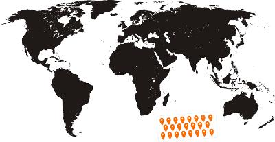 Samolepka OBRAZ obrazy mapa světa 240x120 cm velká Samolepicí dekorace