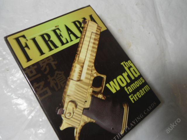 Hrací POKER karty World Firearm - Světové zbraně - Zábava
