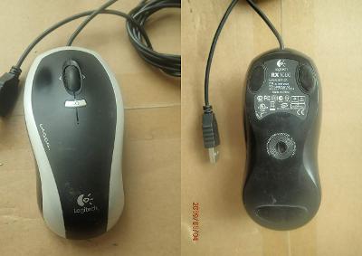 Značková laserová myš Logitech RX1000 USB šedočerná sleva