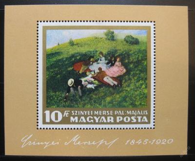 Maďarsko 1966 Umění Aršík SC# 1802 $6 0174