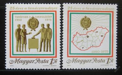 Maďarsko 1975 Volební systém SC# 2373-74 0177