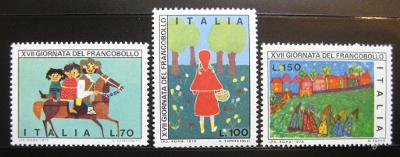Itálie 1975 Dětské kresby SC# 1213-15 0286