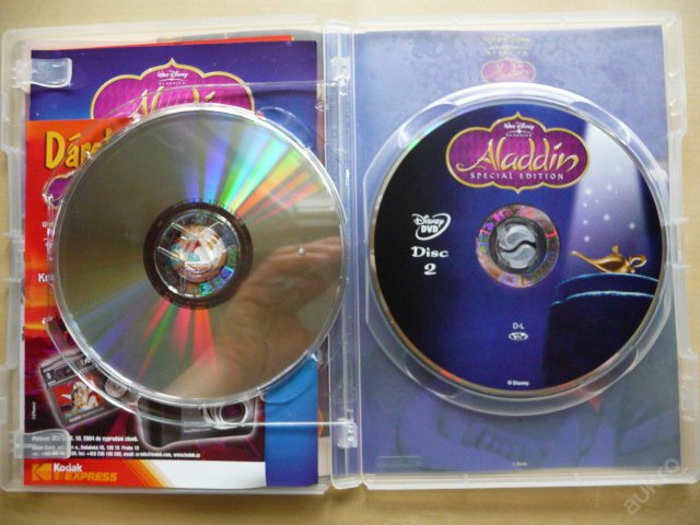 ALADIN - Walt Disney USA 1992 - DVOUDISKOVÁ EDICE - Film