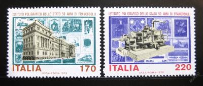Itálie 1979 Tiskárna Mi# 1636-37 0893