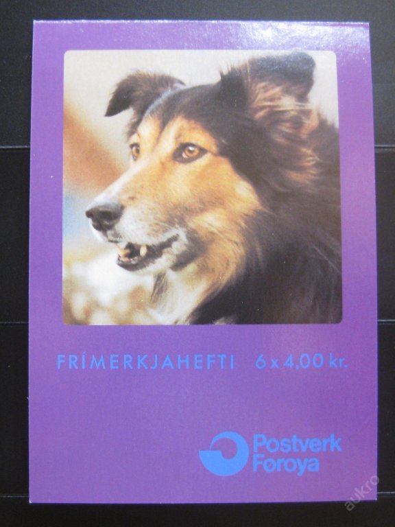 Faerské o. 1994 Psy zošitok Mi# MH 7 $10 0475 - Známky fauna