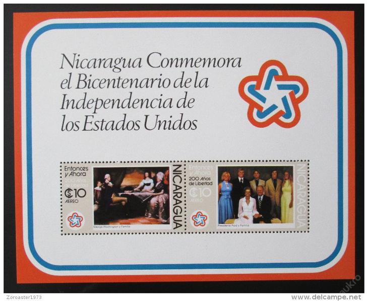 Nikaragua 1976 Amer. revoluce Mi# Block 93 1071 - Známky