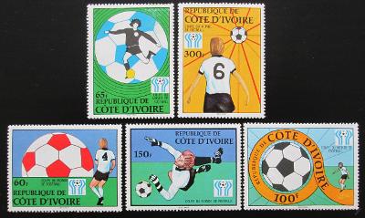 Pobřeží Slonoviny 1978 MS ve fotbale Mi# 552-56