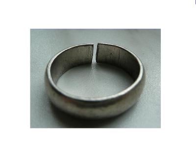 Masivní starý stříbrný prsten 7,99g Silber 925 (vada) Silver Stříbro