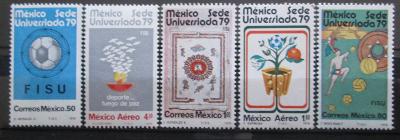 Mexiko 1979 Univerziáda Mi# 1624-28 0956
