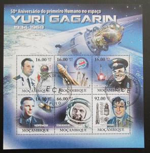 Mozambik 2011 Jurij Gagarin Mi# 4598-4603 12€ 1301
