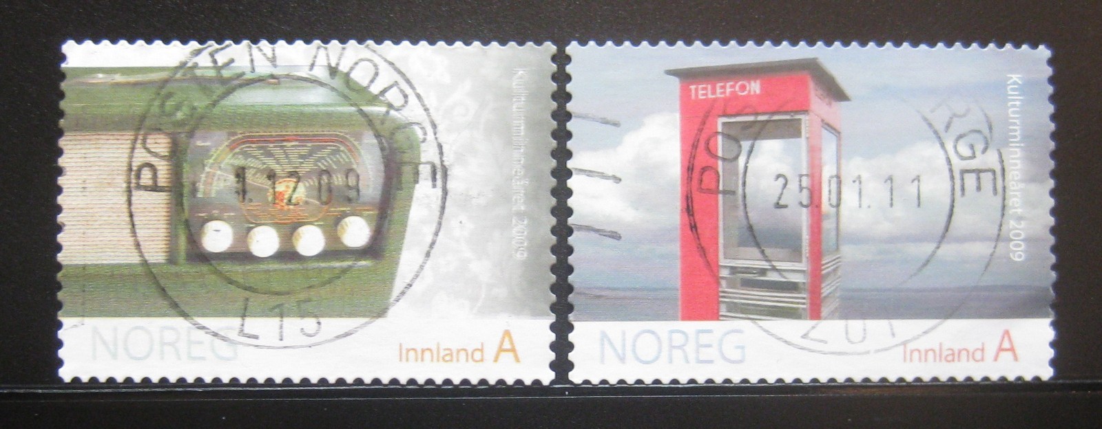 Norsko 2009 Kulturní dědictví Mi# 1691-92 0365 - Známky