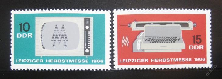 DDR 1966 Lipský veletrh Mi# 1204-05 0010 - Známky Německo