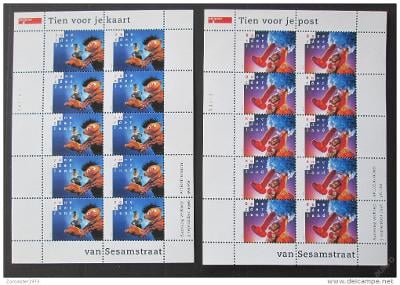 Nizozemí 1996 Sezamová ulice Mi# 1588-89 70€ 1099
