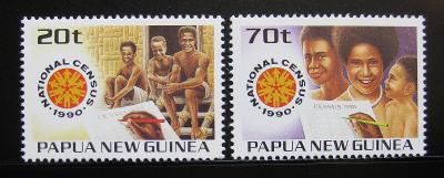 Papua Nová Guinea 1990 Sčítání Mi# 614-15 SLEVA