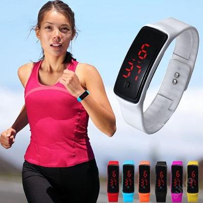 Sportovní dámské LED hodinky na běh, volný čas
