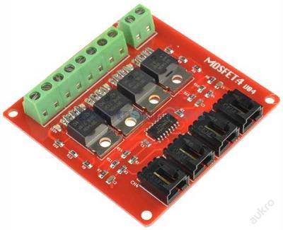 Arduino čtykanálový MOSFET spínač IRF540   hx@235