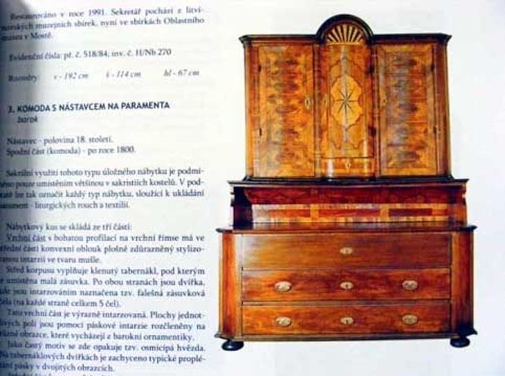 Sbírka historického nábytku 17. - 19. století