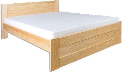 Dřevěná masivní postel 120x200 LK102 přírodní