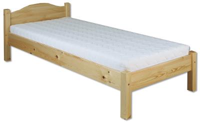 Dřevěná masivní postel 80x200 cm LK124 masiv