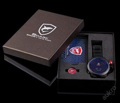 Luxusní LED sportovní pánské hodinky Shark