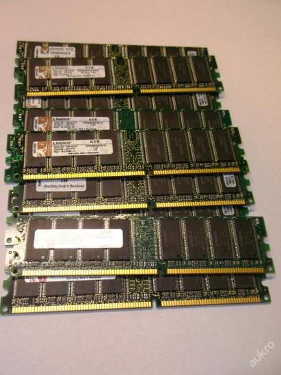 1Gb DDR1 400Mhz KINGSTON, záruka - Počítače a hry