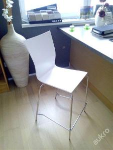 Barová bílá židle Urban  -  nabídněte cenu