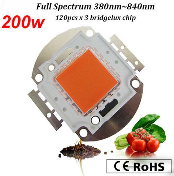 2x 200 W full spektrum LED modul 380-840 nm ag@030 - Zařízení pro dům a zahradu