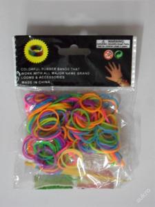 Loom bands, barevné náramky - náhradní gumičky