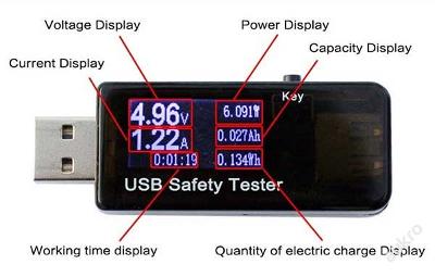 USB LCD power monitor     lx@366