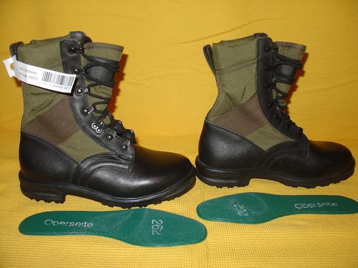Originál Bundeswehr boty kanady "Tropenschuh" nenošené skladovky - Sběratelství