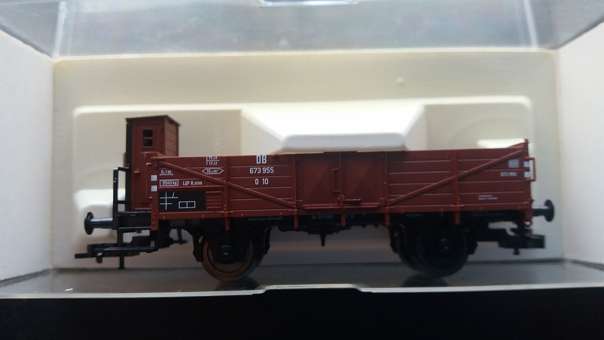 Fleischmann nákladný vagón s brzdárskou bud DB H0 - Modelové železnice